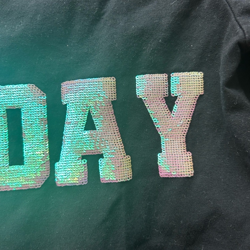 Black Gameday V-Neck Tee - Picture 2 of 8